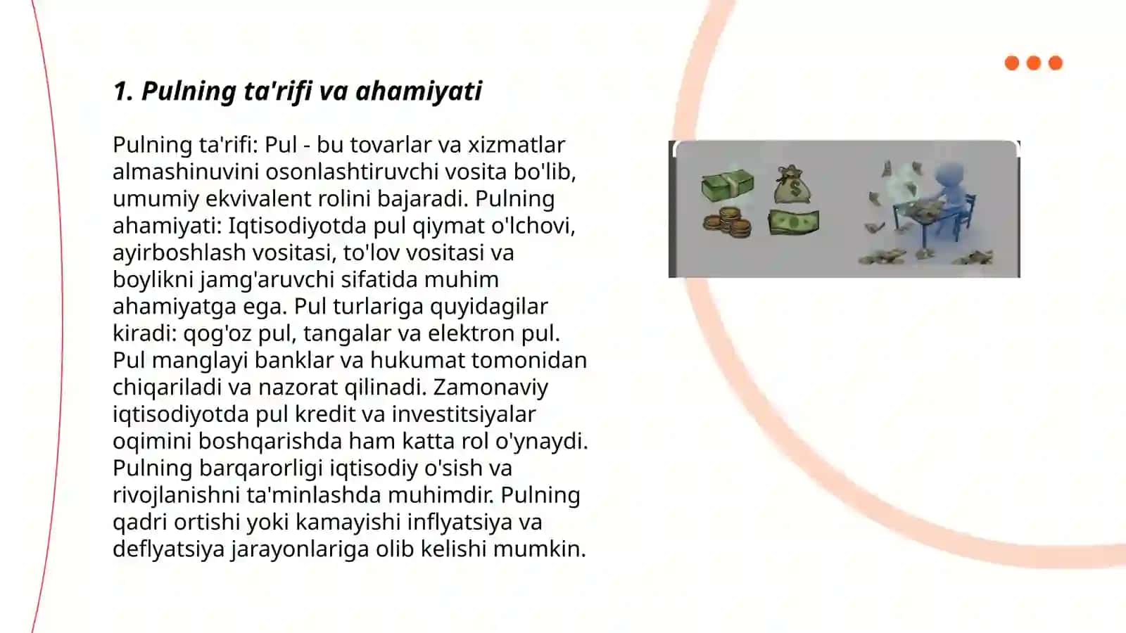 Pul shakillari va turlari 3