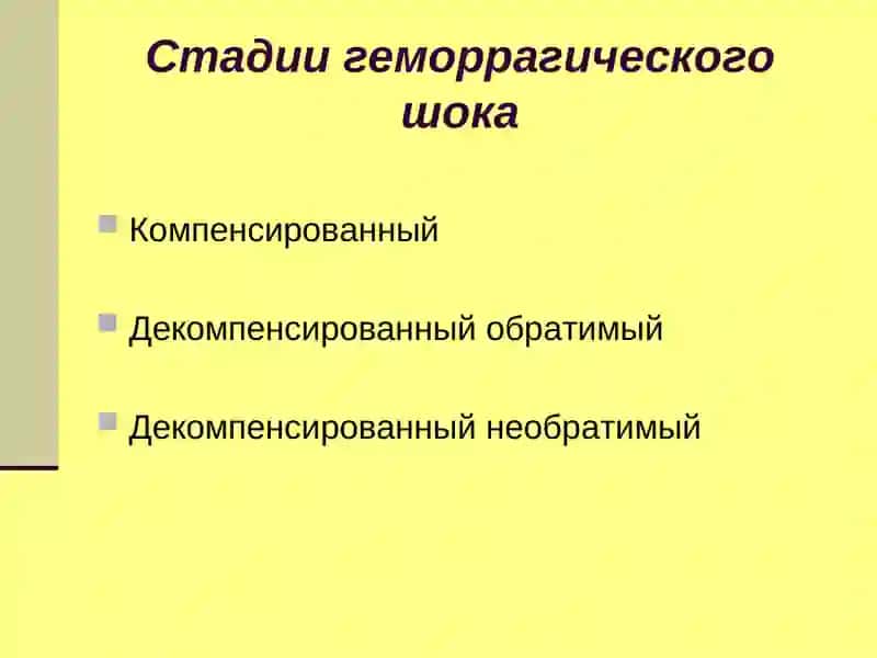 Постгеморрагический шок 3