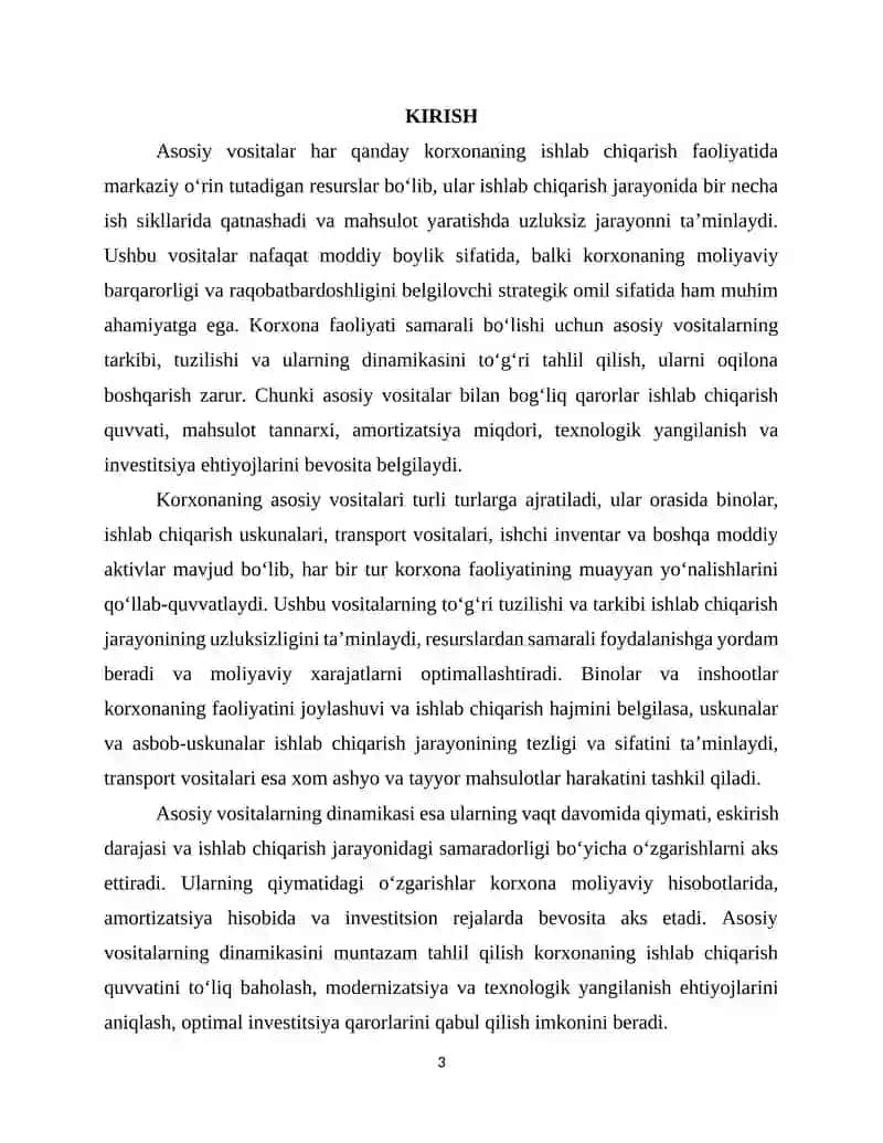 ASOSIY VOSITALARNING TARKIBI, TUZILISHI VA DINAMIKASI TAHLILI 3