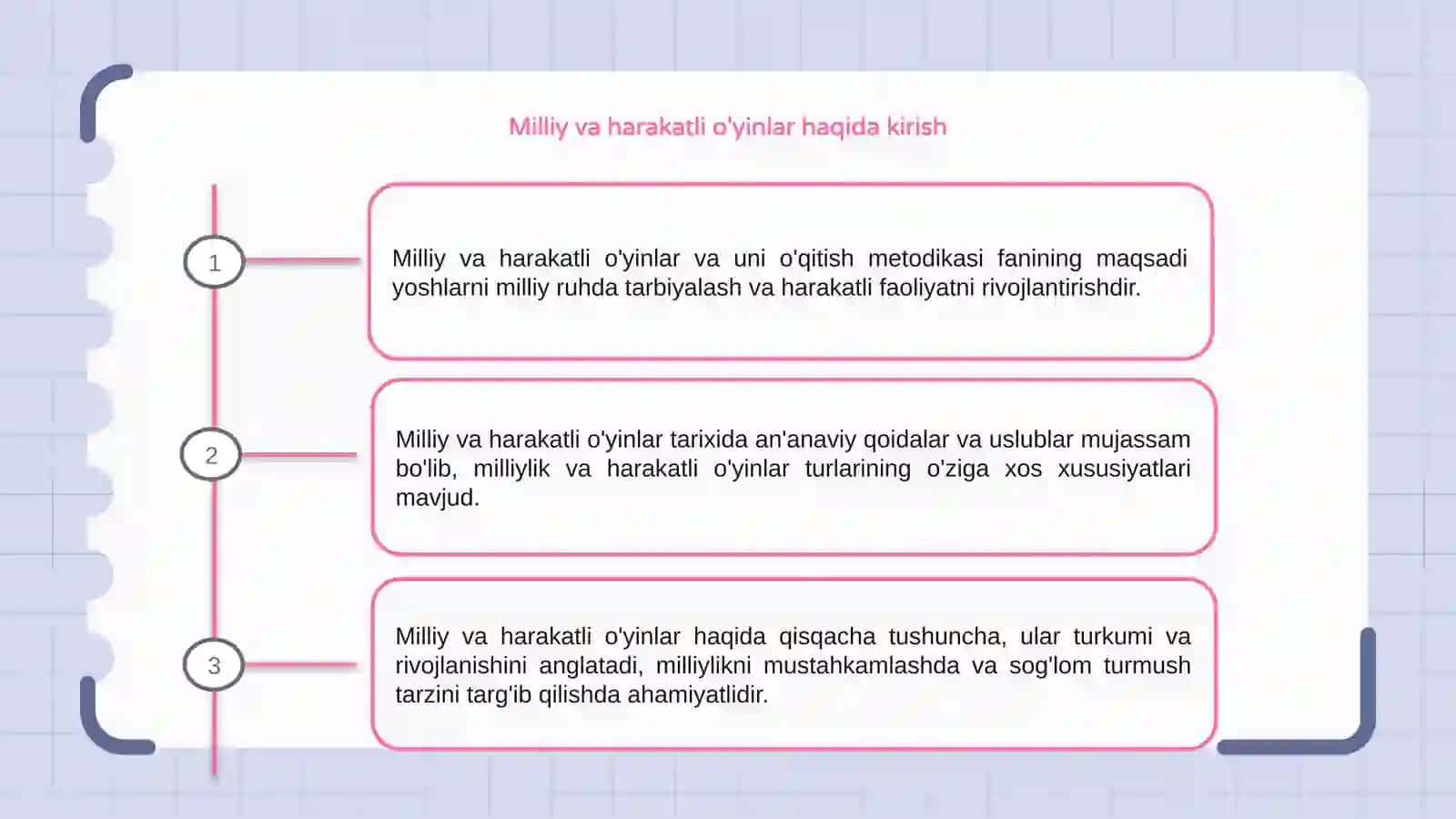 Milliy va harakatli o'yinlar 3
