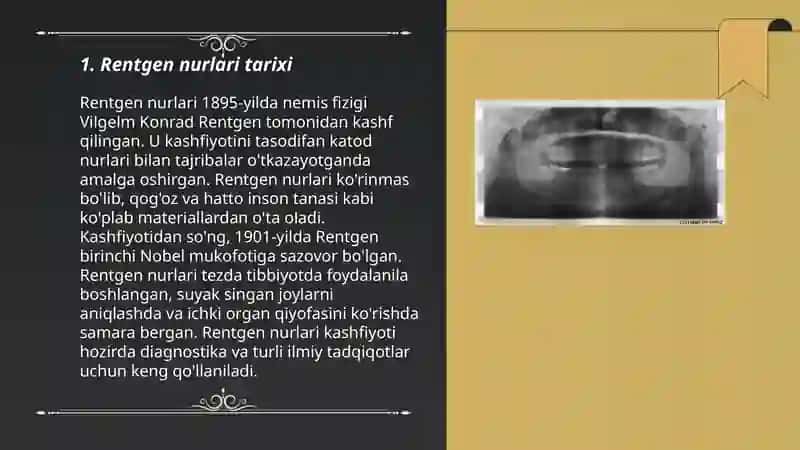 Rentgen nurlari va ularning xossalari 3