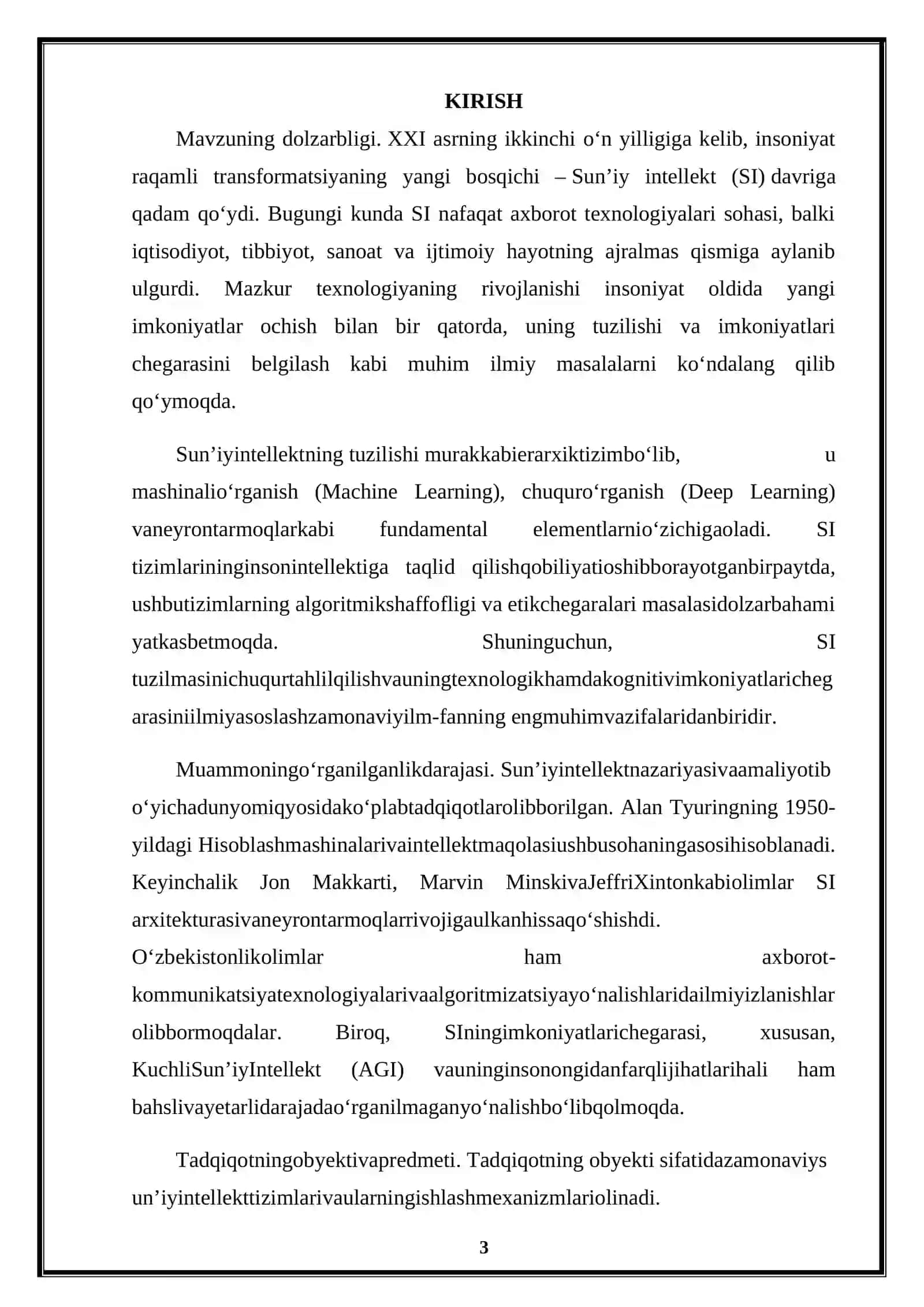 Sun’iy intellekt tuzilmasi va uning imkonyatlaring chegaralari 3