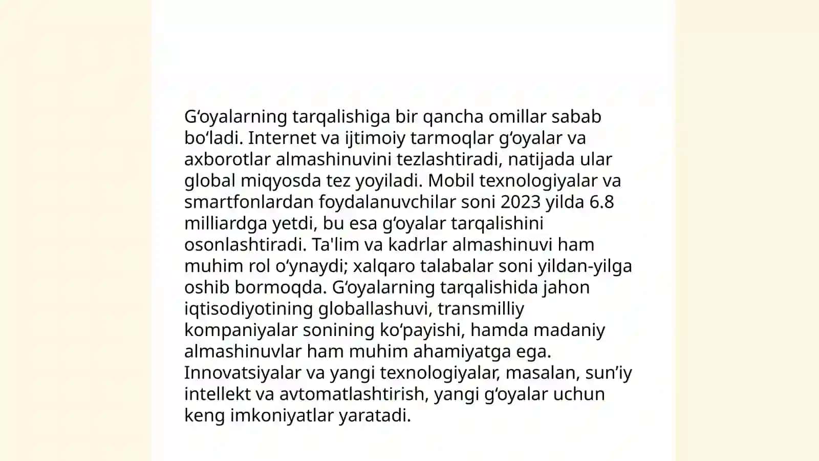 Tarbiyaviy jarayonlarda yot va zararli gʻoyalarga qarshi kurash. Rejepova Durdona 3
