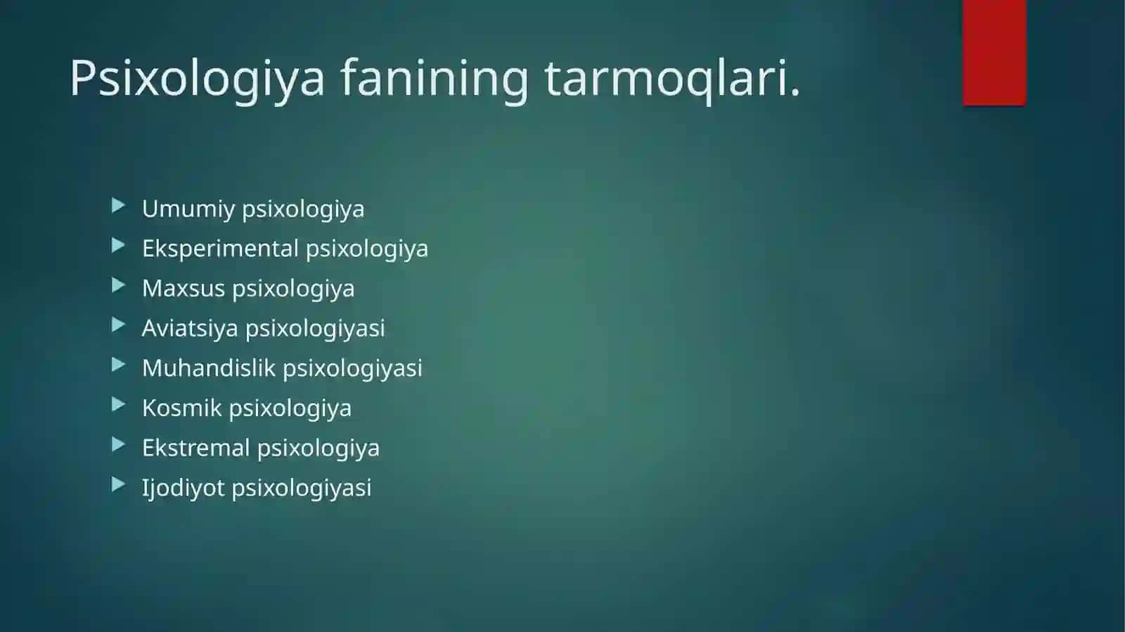Umumiy psixologiya fanining tadqiqot metodlari 3