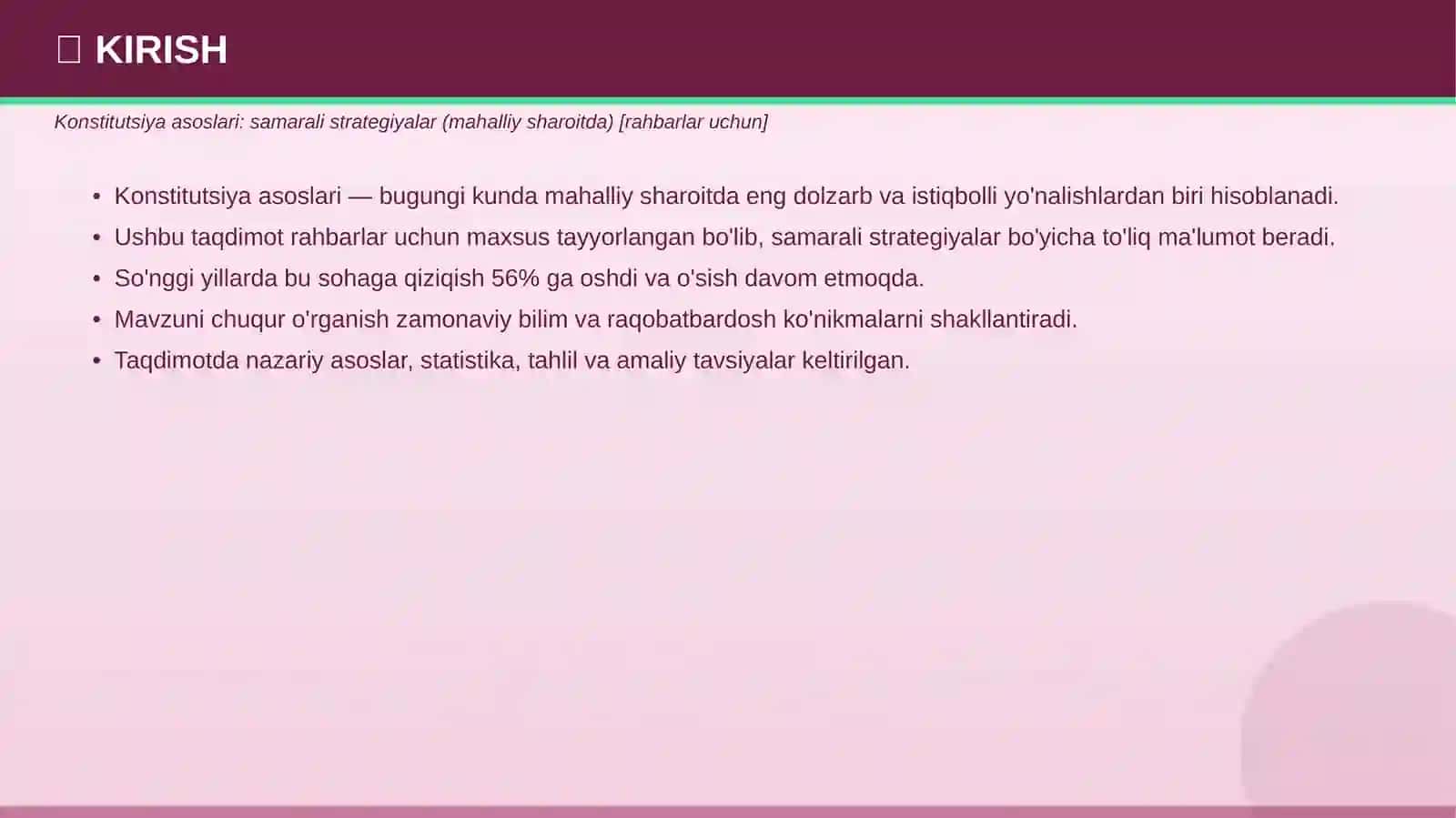 Konstitutsiya asoslari: samarali strategiyalar (mahalliy sharoitda) [rahbarlar uchun] 3