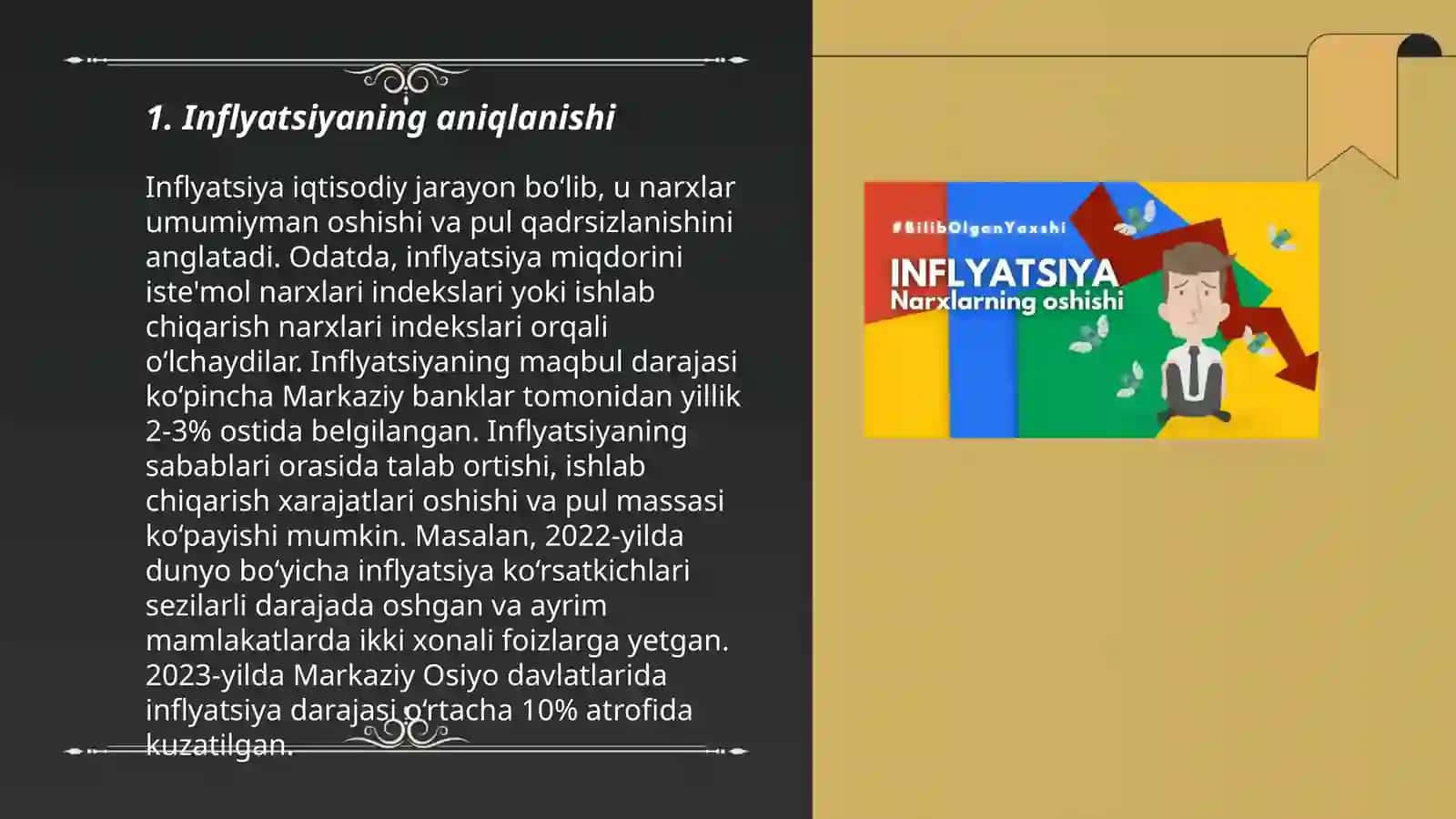 Inflyatsiya va uning namoyon bo'lish shakklari 3