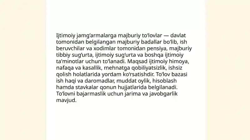 Ijtimoiy jamg‘armalarga majburiy to‘lovlar 3