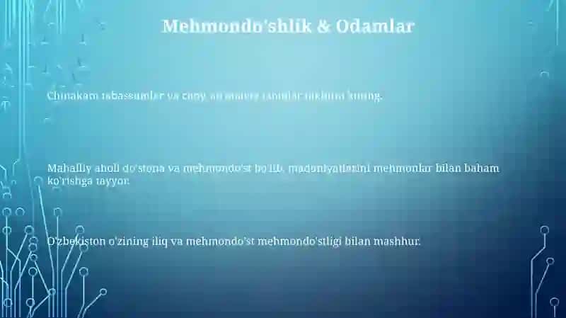 O'zbekiston: Taomlar Sayohati 3