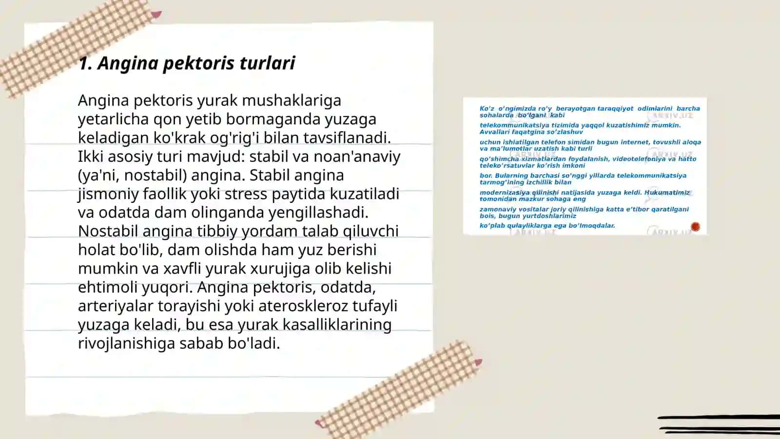 Antianginal vositalar 3