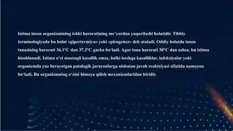 Isitmaning gipertermiyadan farqlovchi xossalari 3