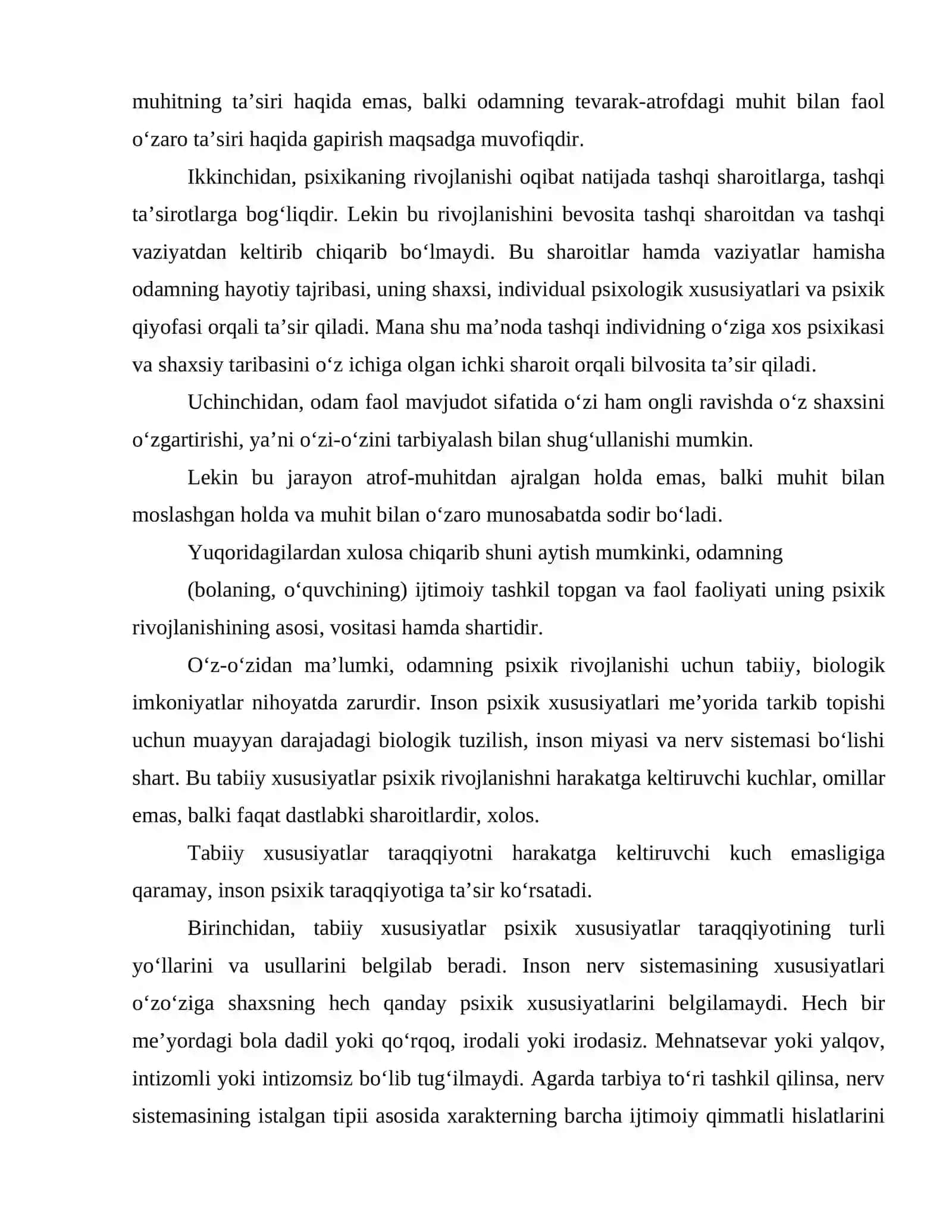 Psixik taraqqiyot nazariyalari 3