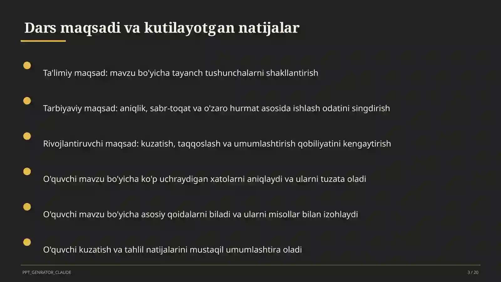 Olamning tuzilishi va kengayishi (11-sinf) 3