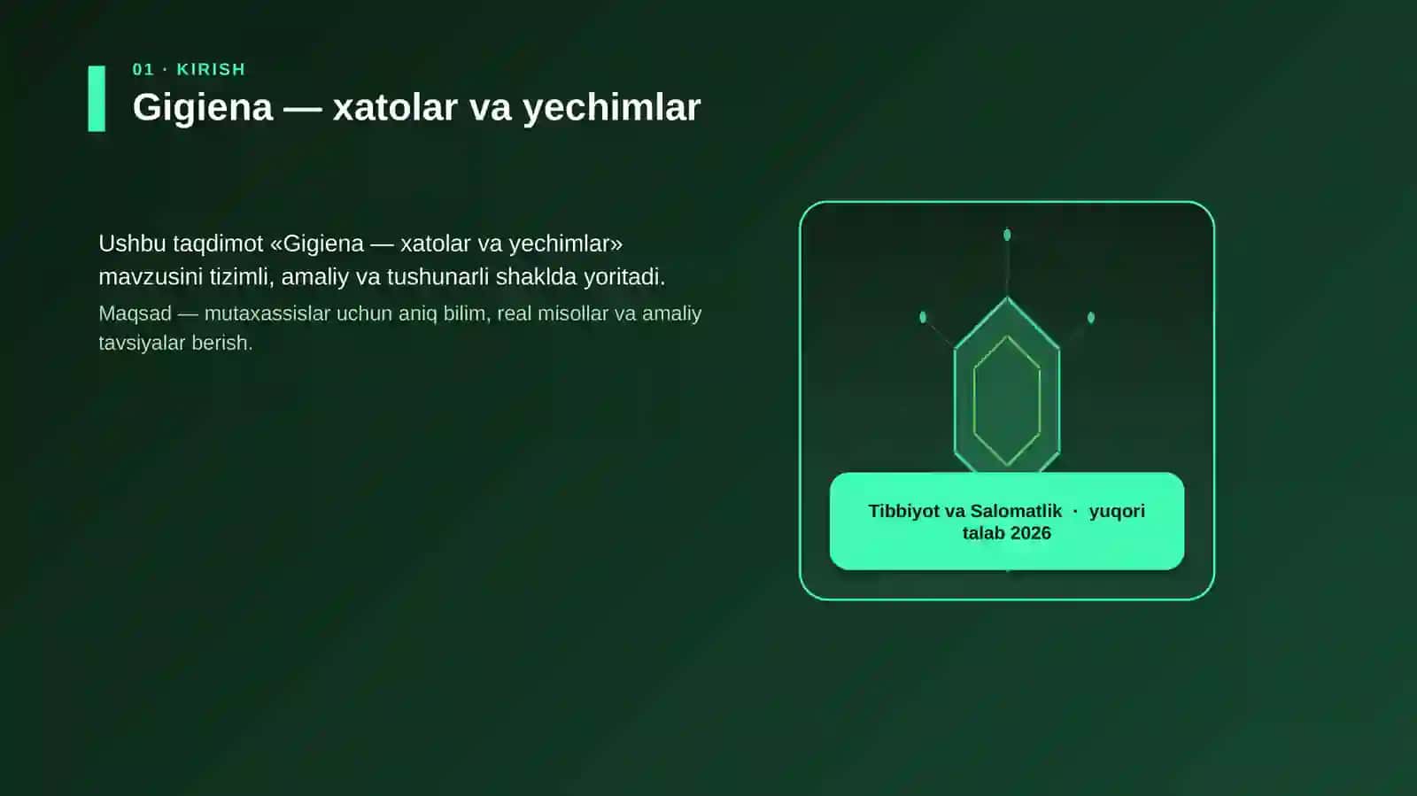 Gigiena — xatolar va yechimlar 3