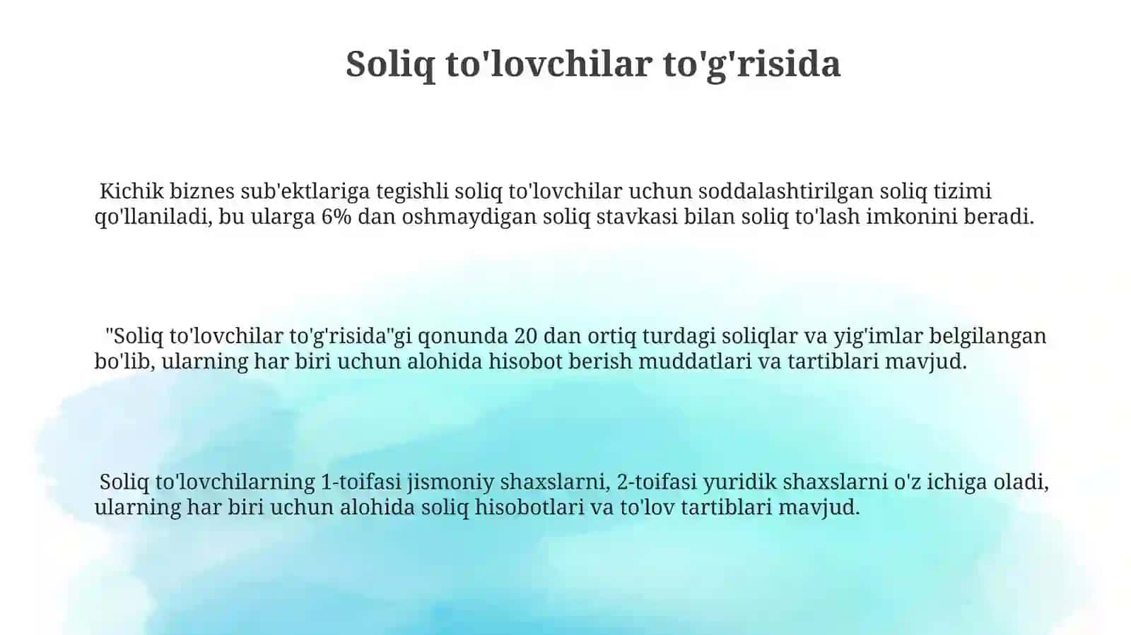 Jazoir xalq demokratik respublikasi soliq tizimi 3