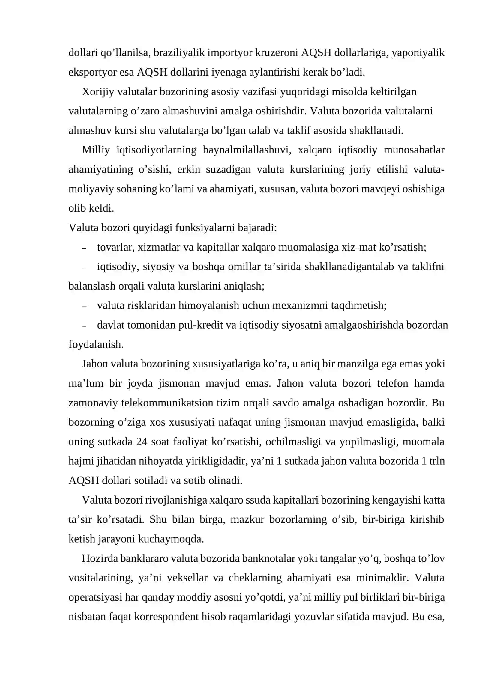 Valuta operatsiyalari va uning turlari 3