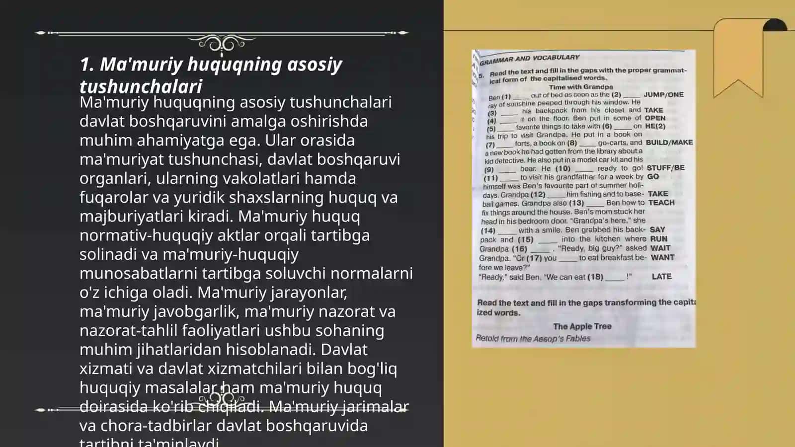 Ma ' muriy huquqa kirish va huquq normalari 3