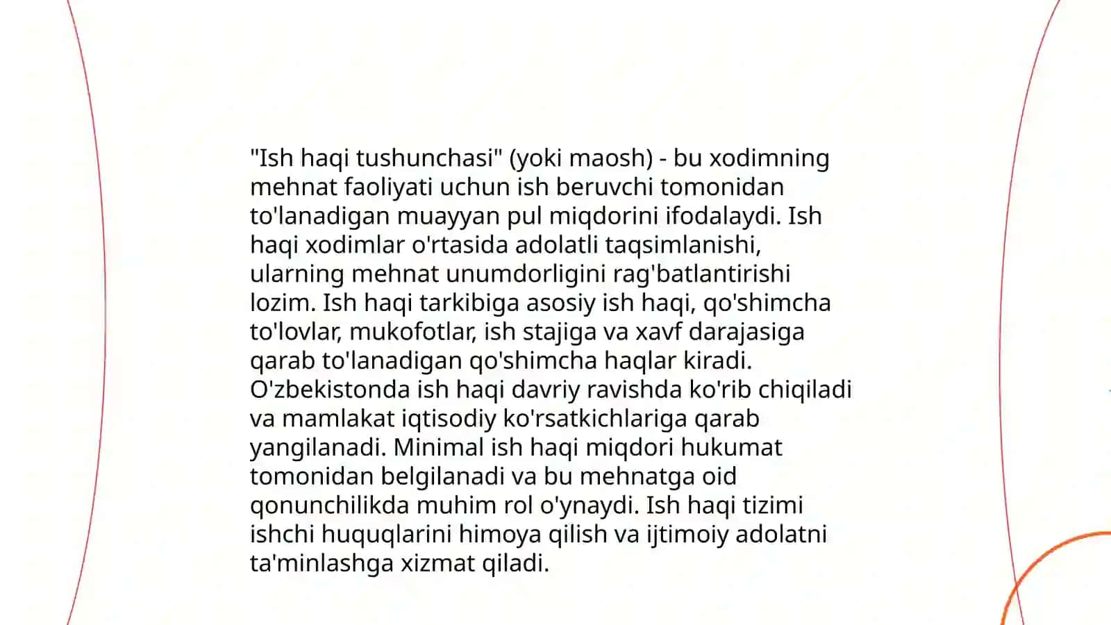 Ish haqi va mehnat munosabatlari 3