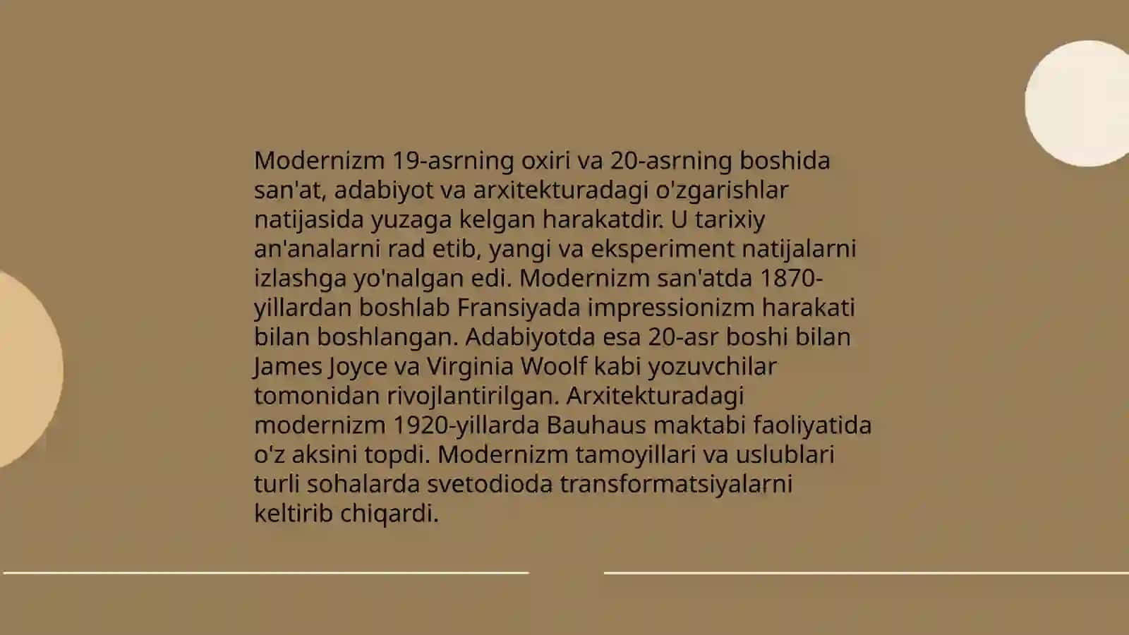 Adabiyotda modernizm 3
