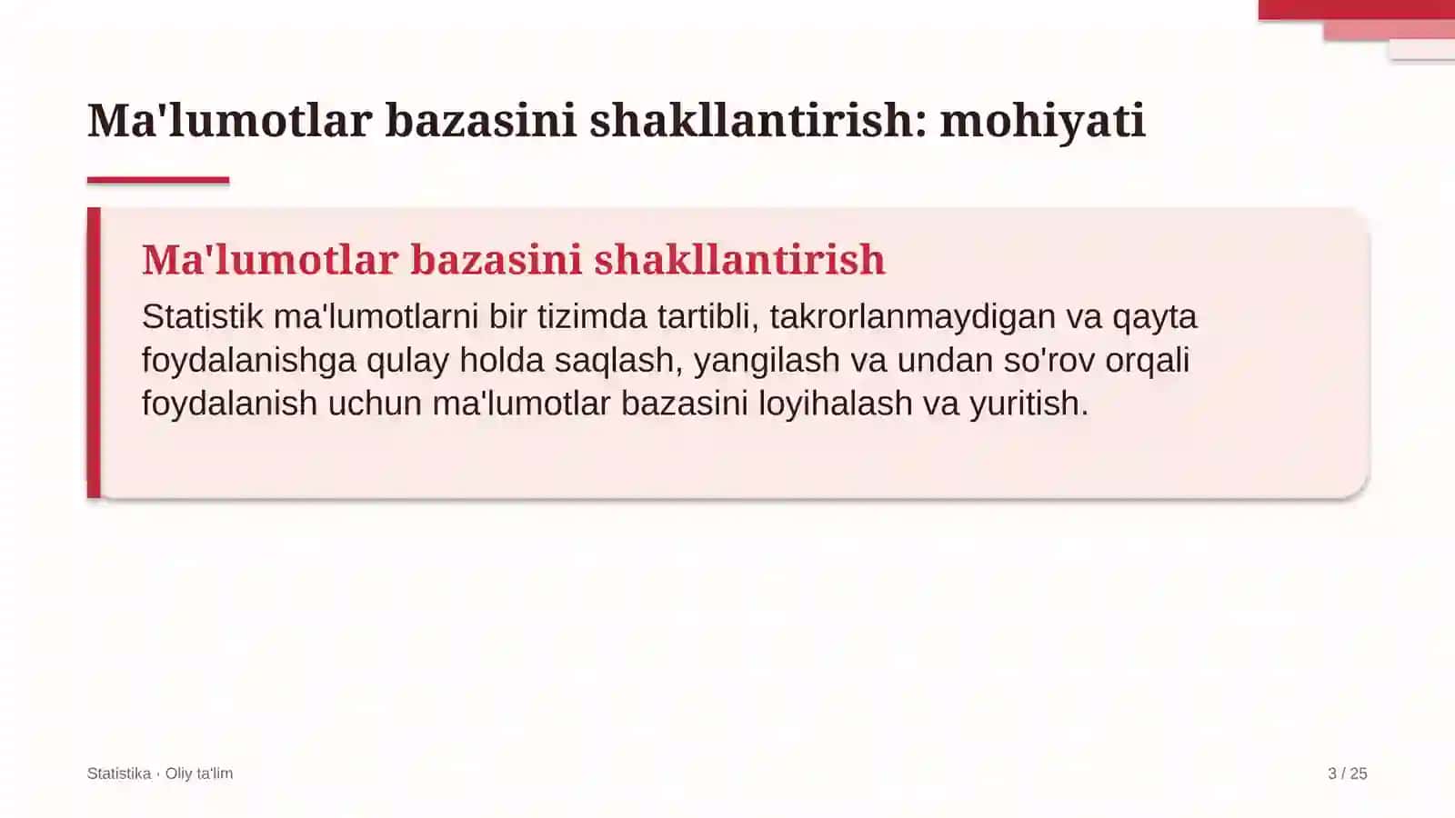 mobil ilovalar ishlab chiqishda ma'lumotlar bazasini shakllantirish 4955 3