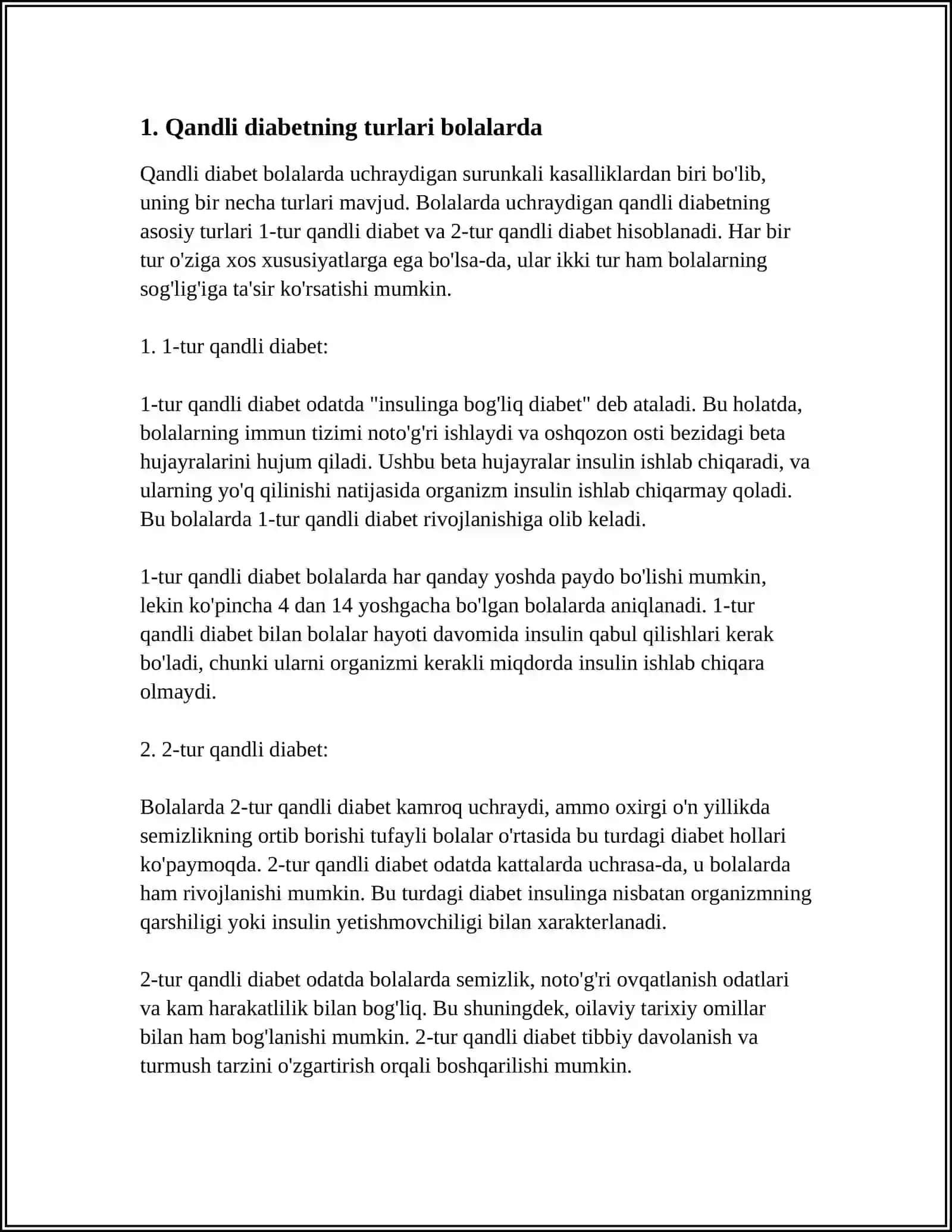 BOLALARDA QANDLI DIABET ETIOPATOGENEZI 3