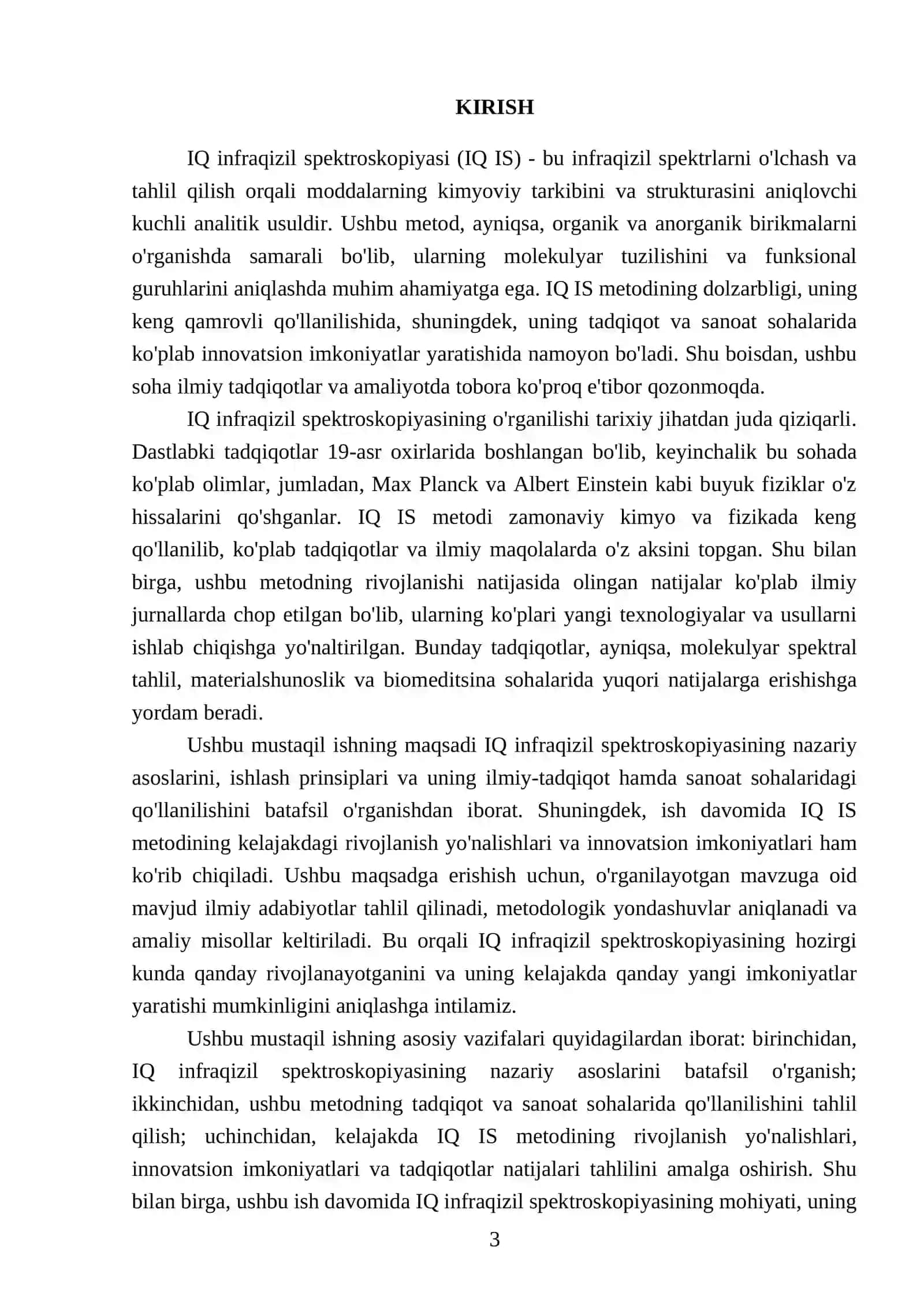 IQ Infraqizil spektroskopiyasi 3