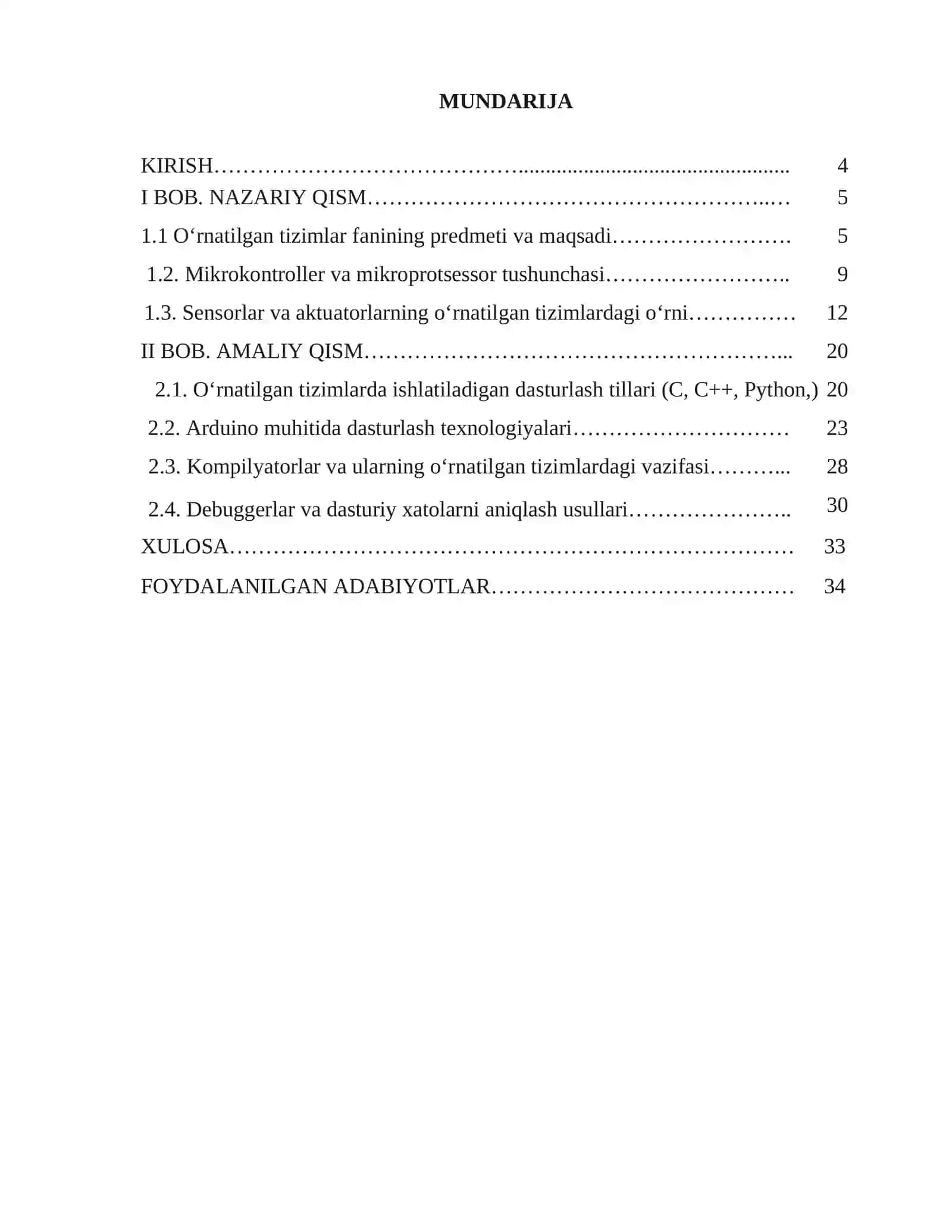 Dasturlash muhitlari va Loyihalash texnologiyalari kurs ishi 3