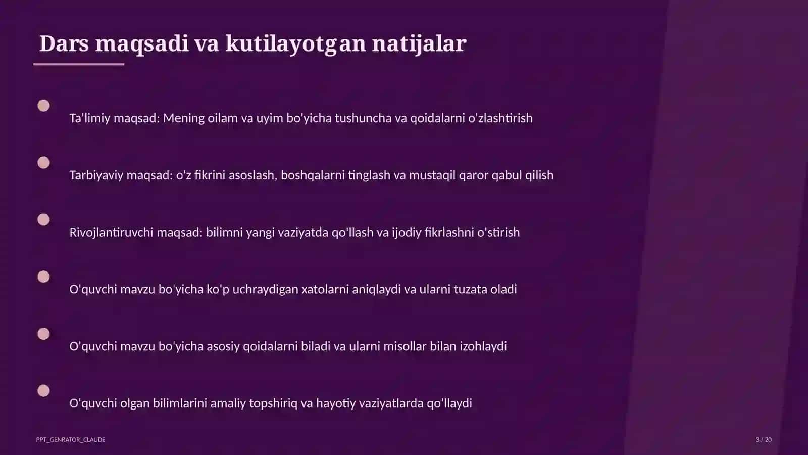 Mening oilam va uyim (1-sinf) 3