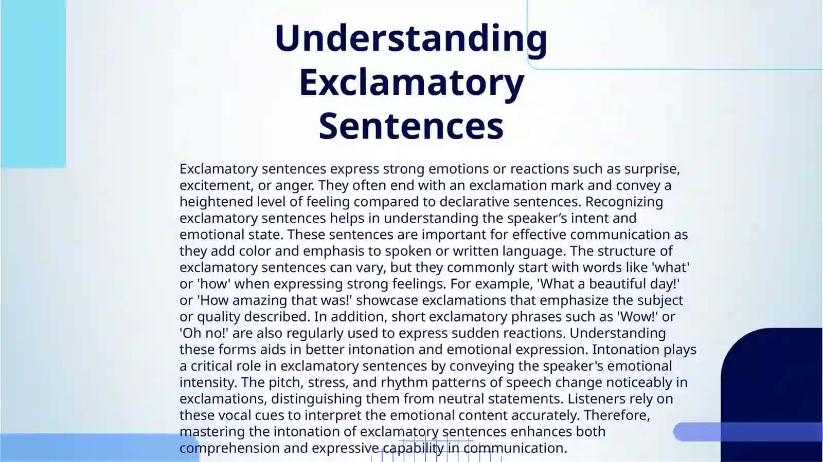 INTONATION OF EXCLAMATORY SENTENCES 3