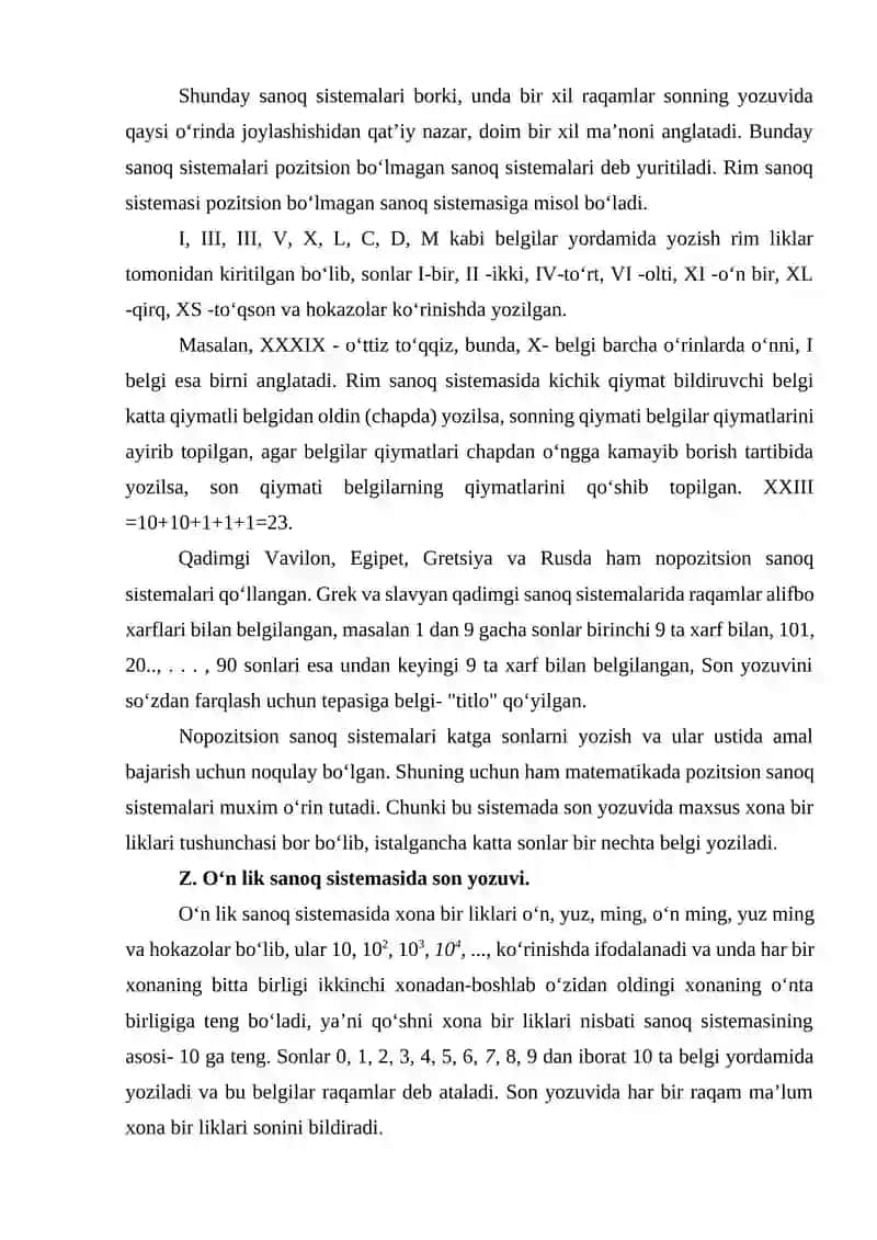 Sanoq sistemalari 3