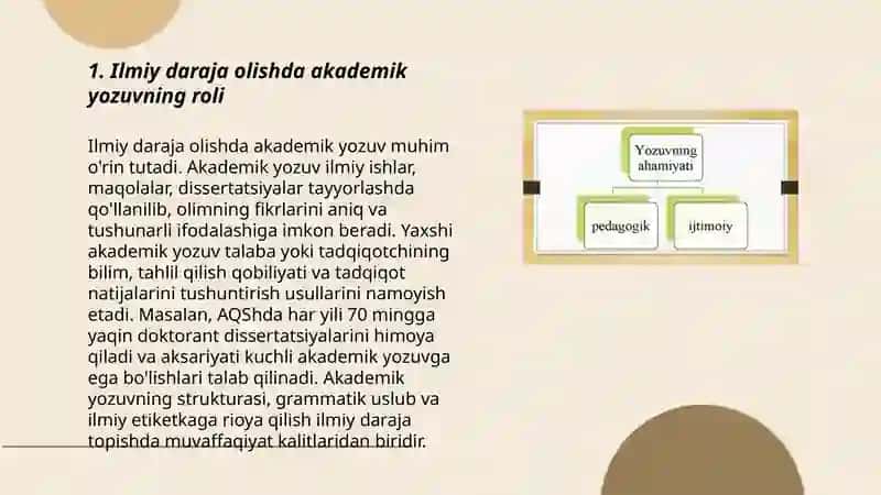 Akademik yozuvning jamiyat hayotidagi ahamiyati 3