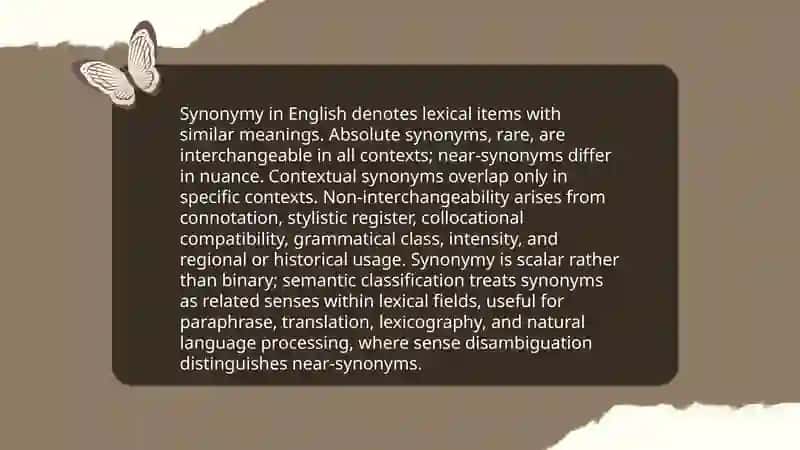 Semantic classification of words 3