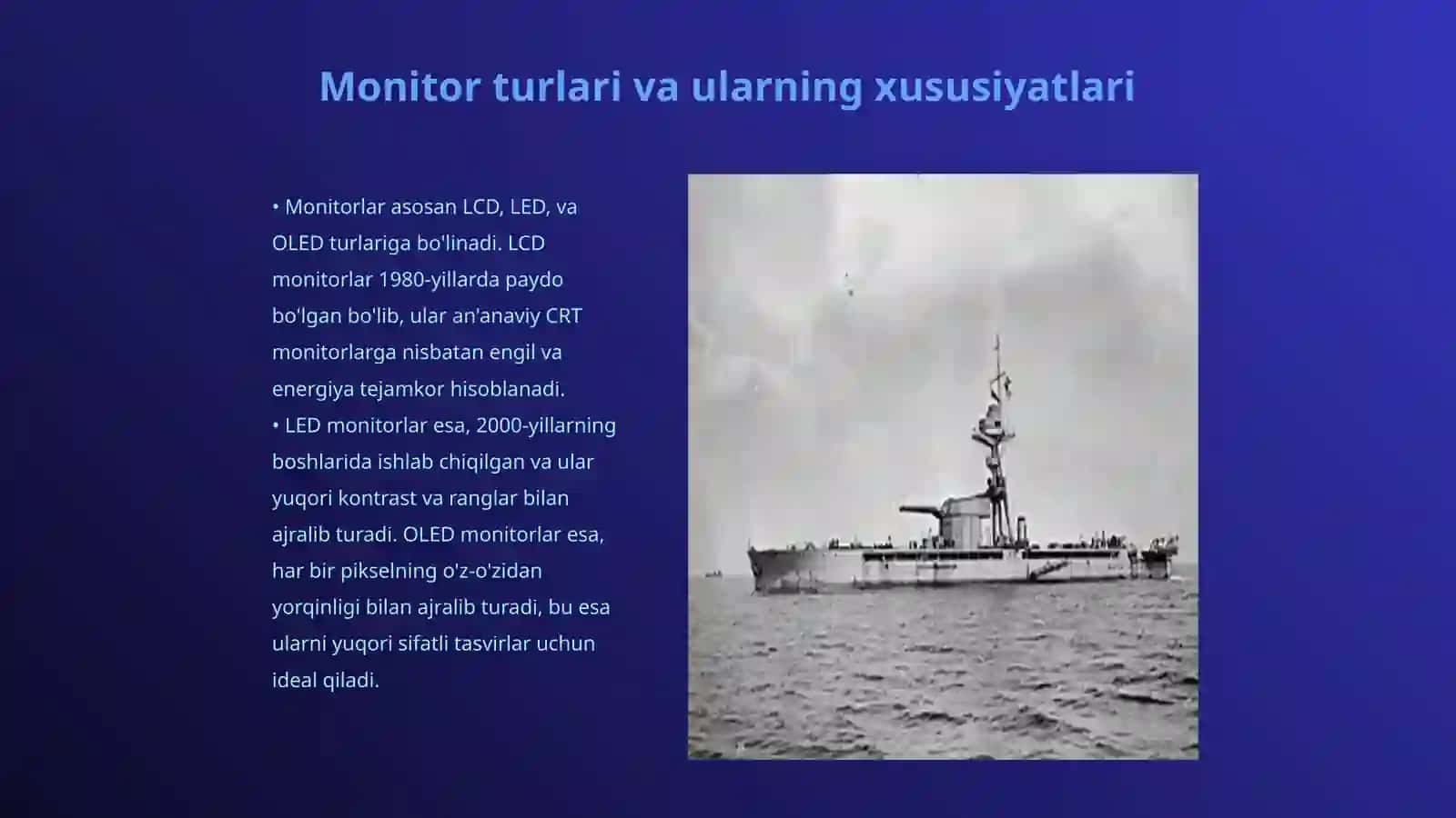 Monitor va sichqoncha qurilamalarining turlari va vazifalari 3