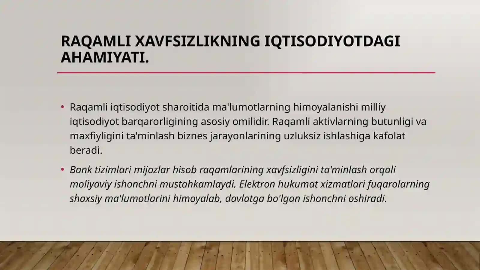 Raqamli xavfsizlik masalalari va uni ta'minlash yo'llari 3