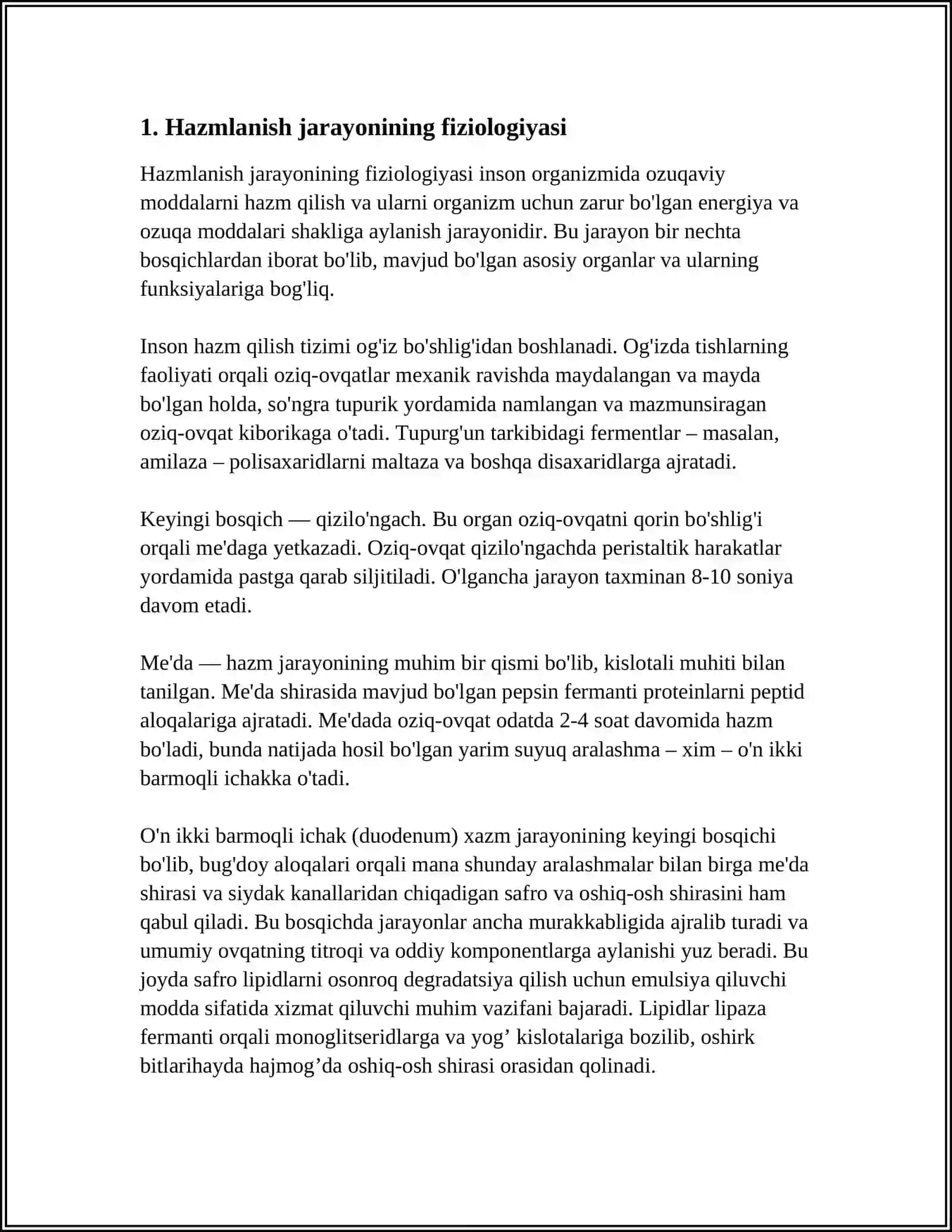 MUSTAQIL ISH Mavzu: HAZMLANISH JARAYONINING BOSHQARILISHI 3