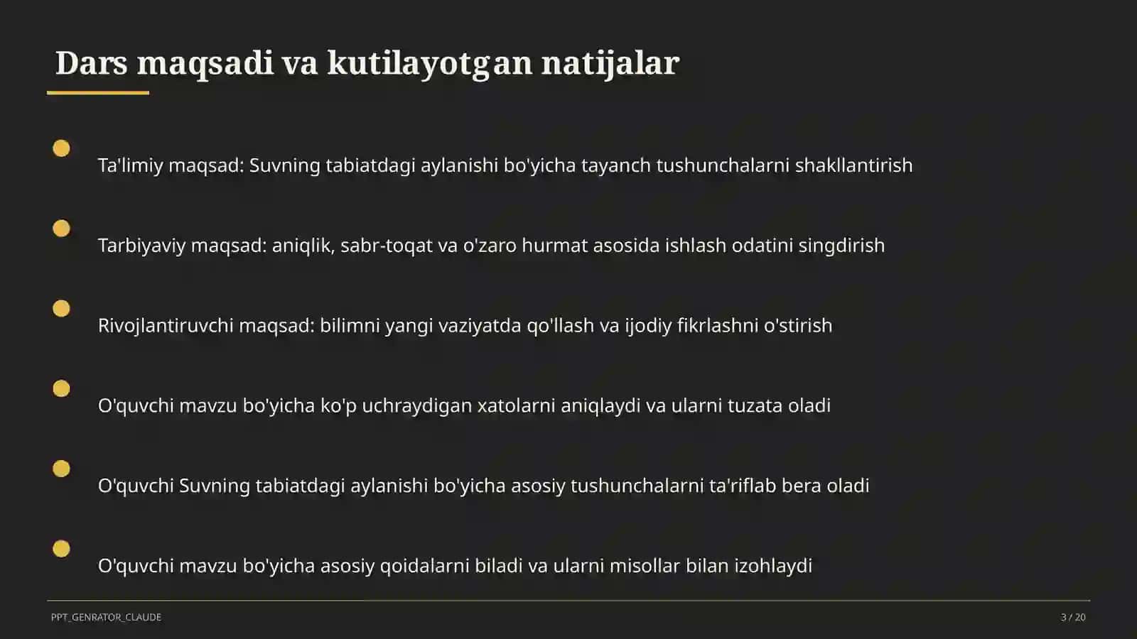 Suvning tabiatdagi aylanishi (2-sinf) 3