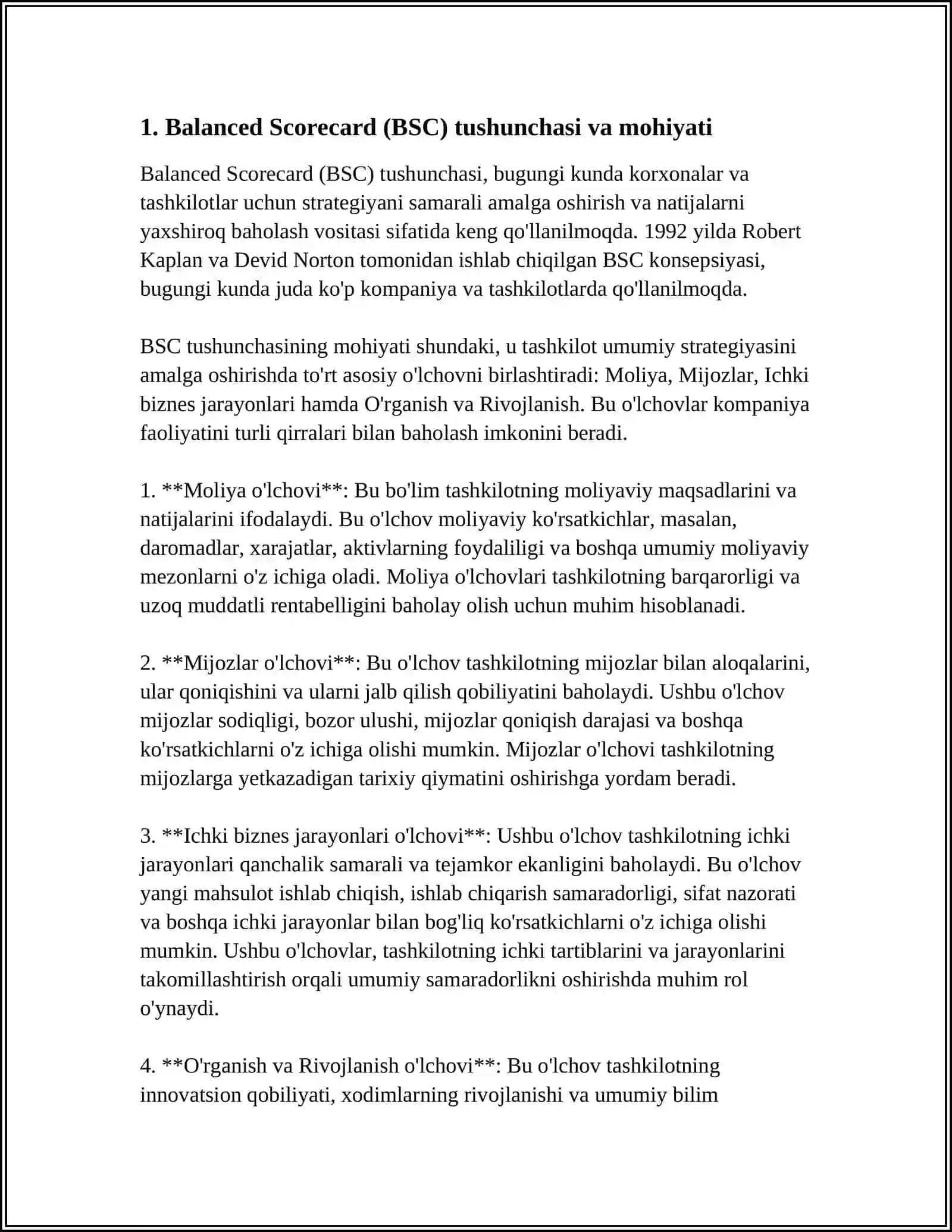 BALANCED SCORECARD (BSC) 3