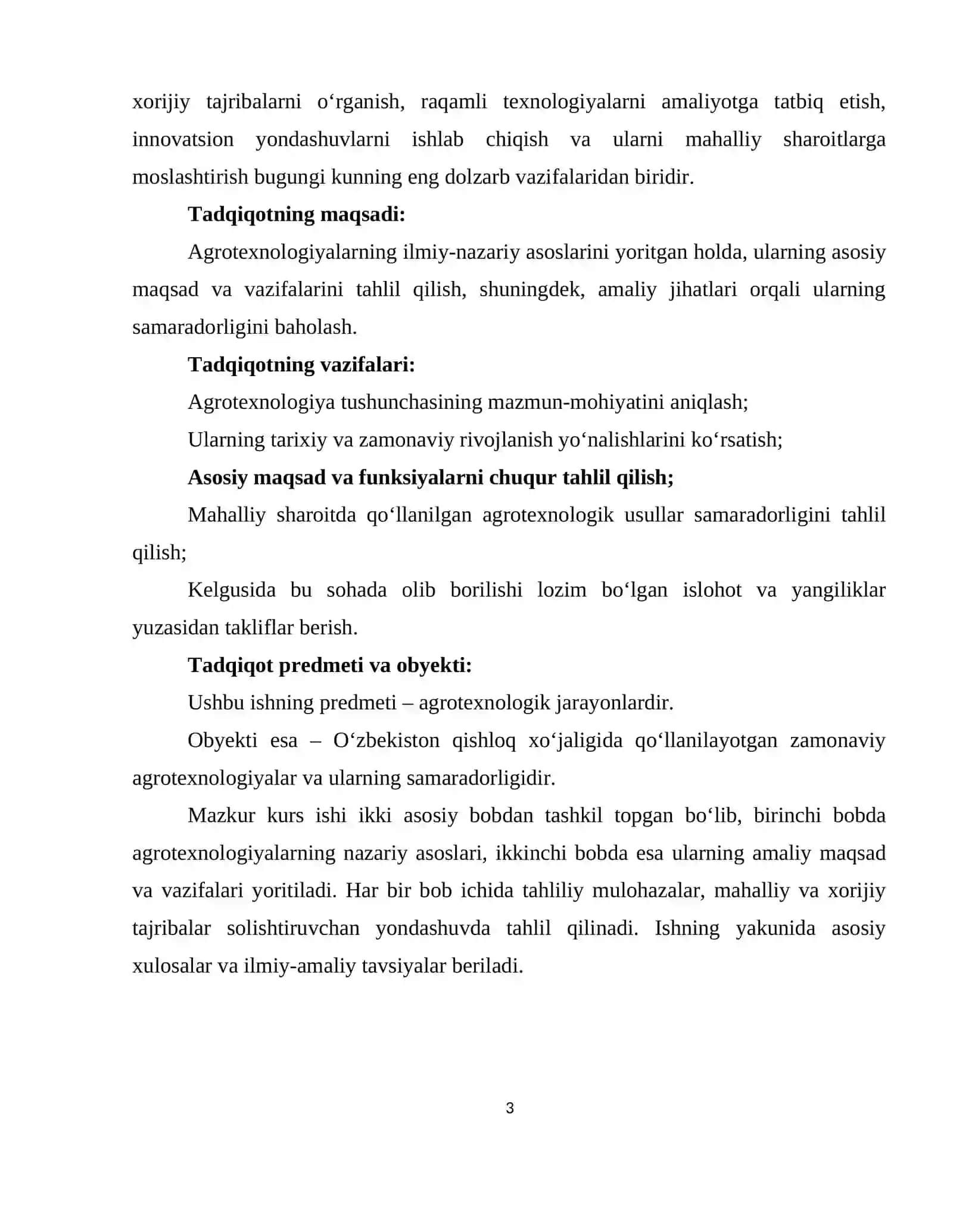 AGROTEXNOLOGIYALARNING MAQSADI VA VAZIFALARI 3