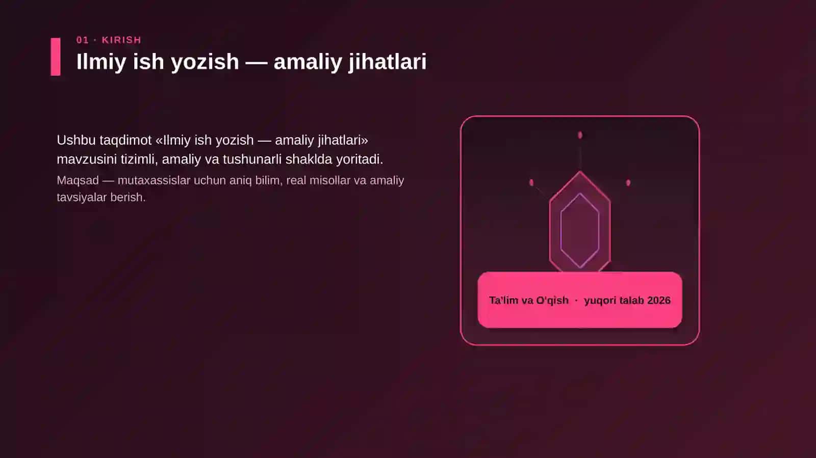 Ilmiy ish yozish — amaliy jihatlari 3