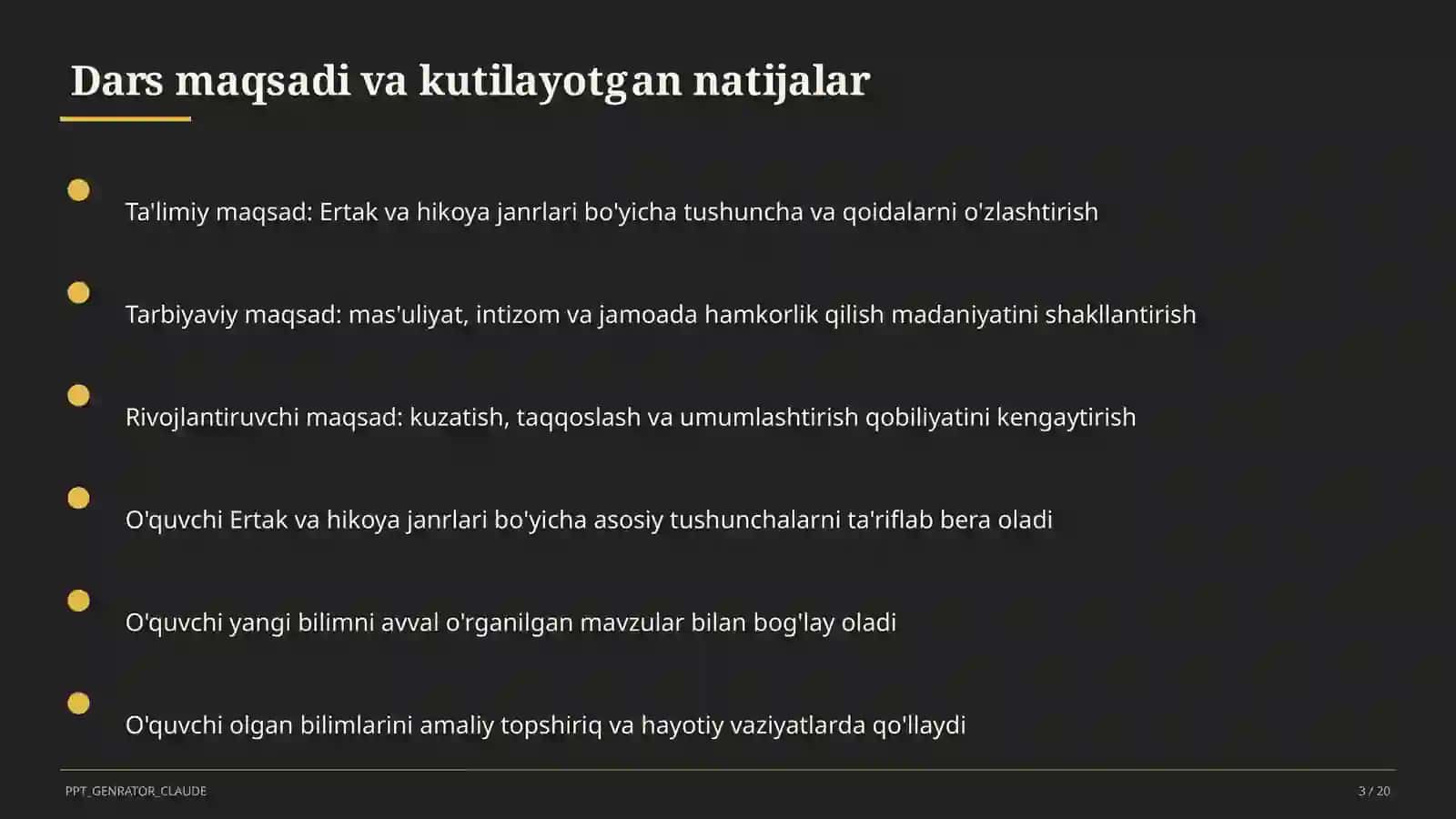 Ertak va hikoya janrlari (4-sinf) 3