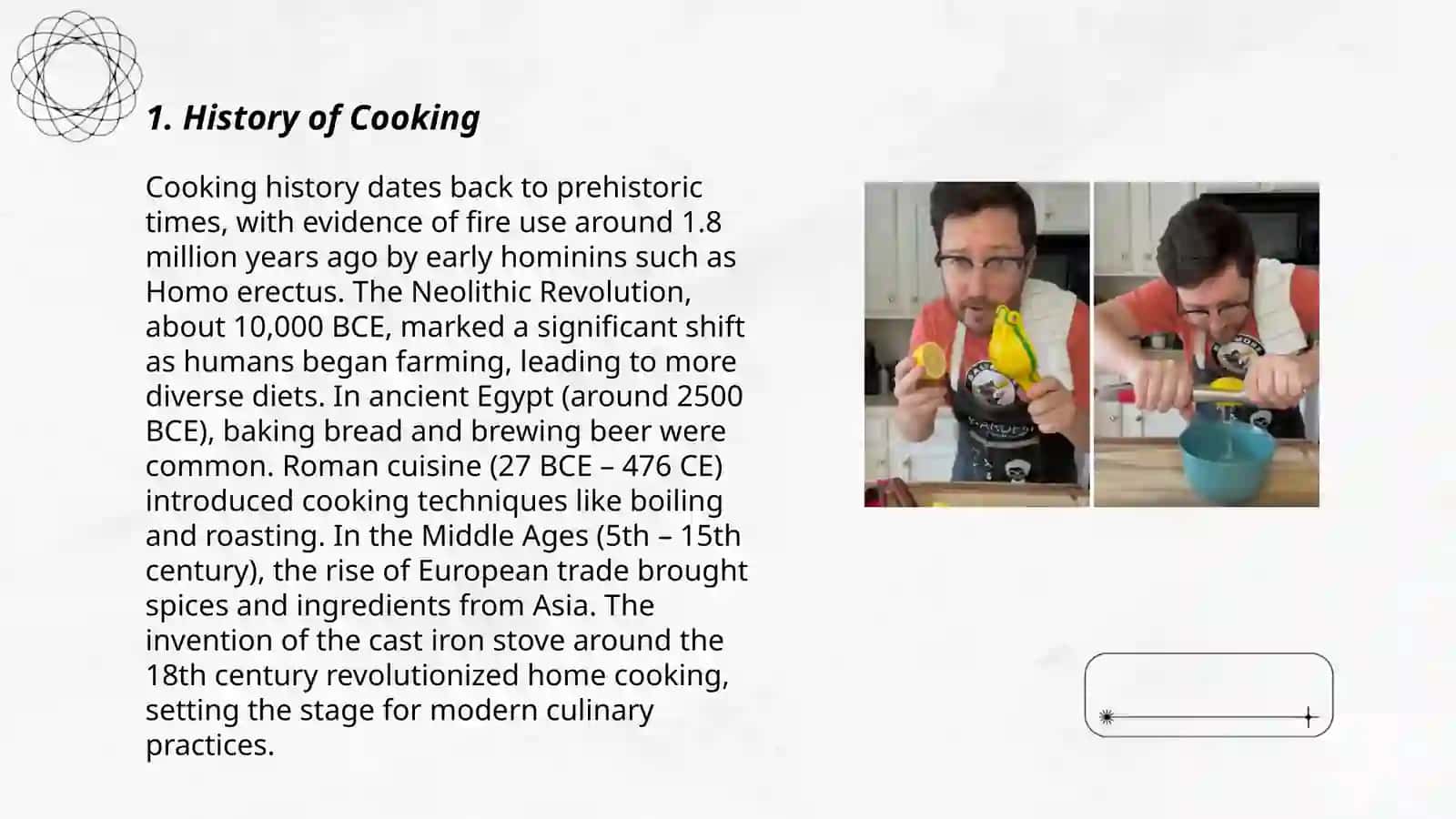 Exploring cooking 3