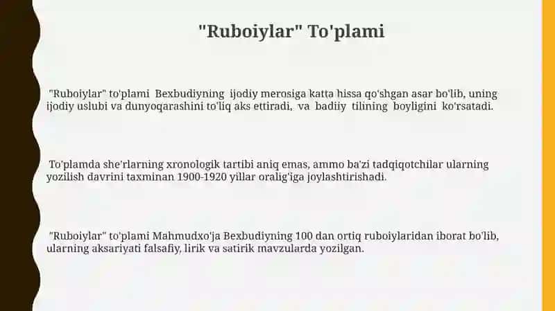 Ruboiylar To'plami 3