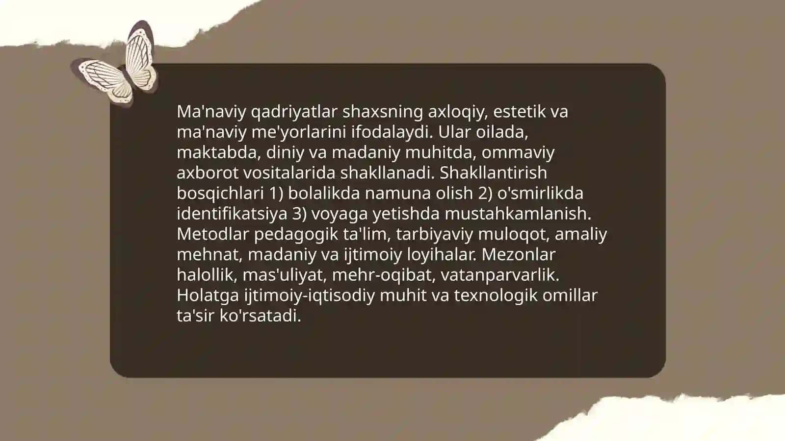 Ma'naviy va Axloqiy Tarbiya 3