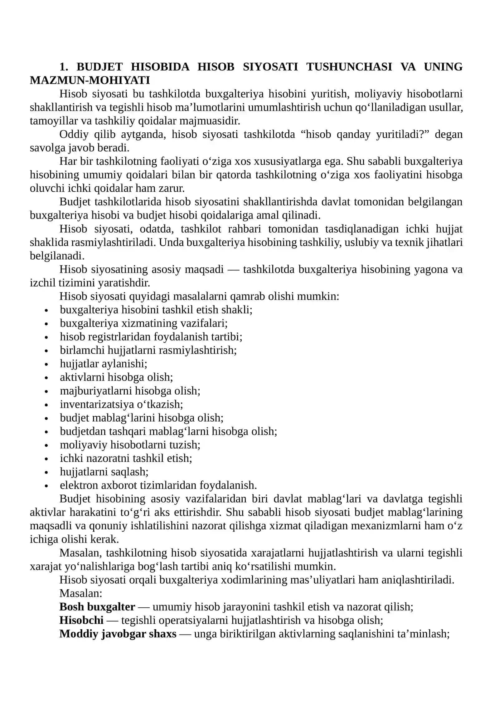 BUDJET HISOBIDA HISOB SIYOSATINING O‘RNI VA AHAMIYATI 3