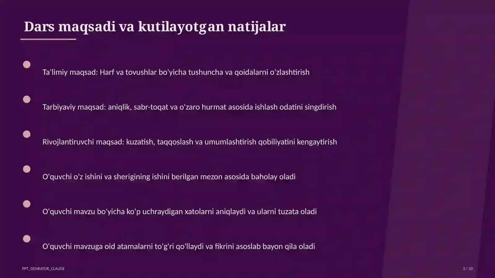 Harf va tovushlar (1-sinf) 3