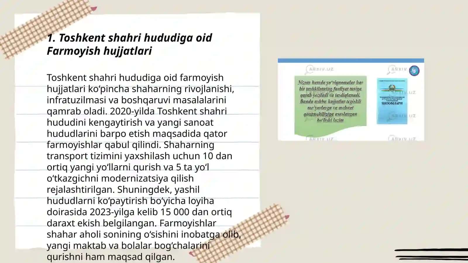Farmoyish hujjatlari 3