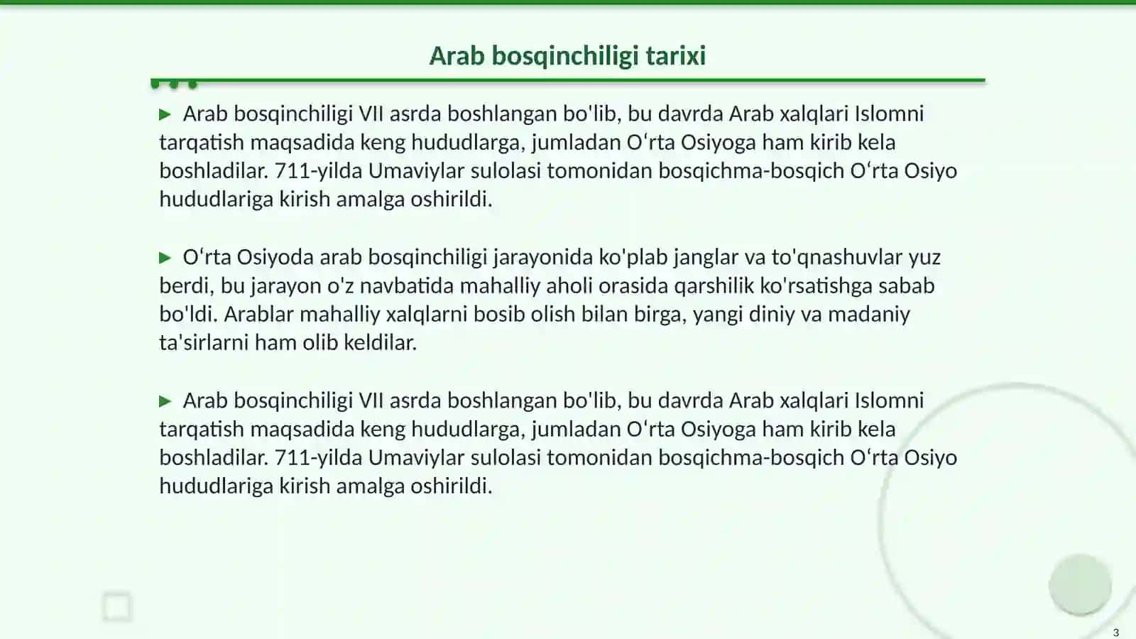 Oʻrta Osiyoda arablarga qarshi xalq qoʻzgʻolonlari 3