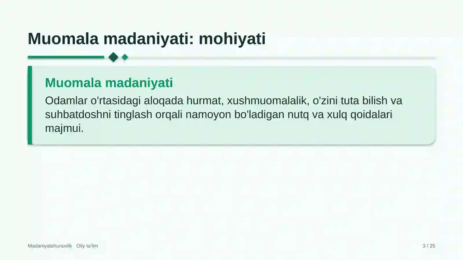 Davlat qo'mitalarida muomala madaniyati 3