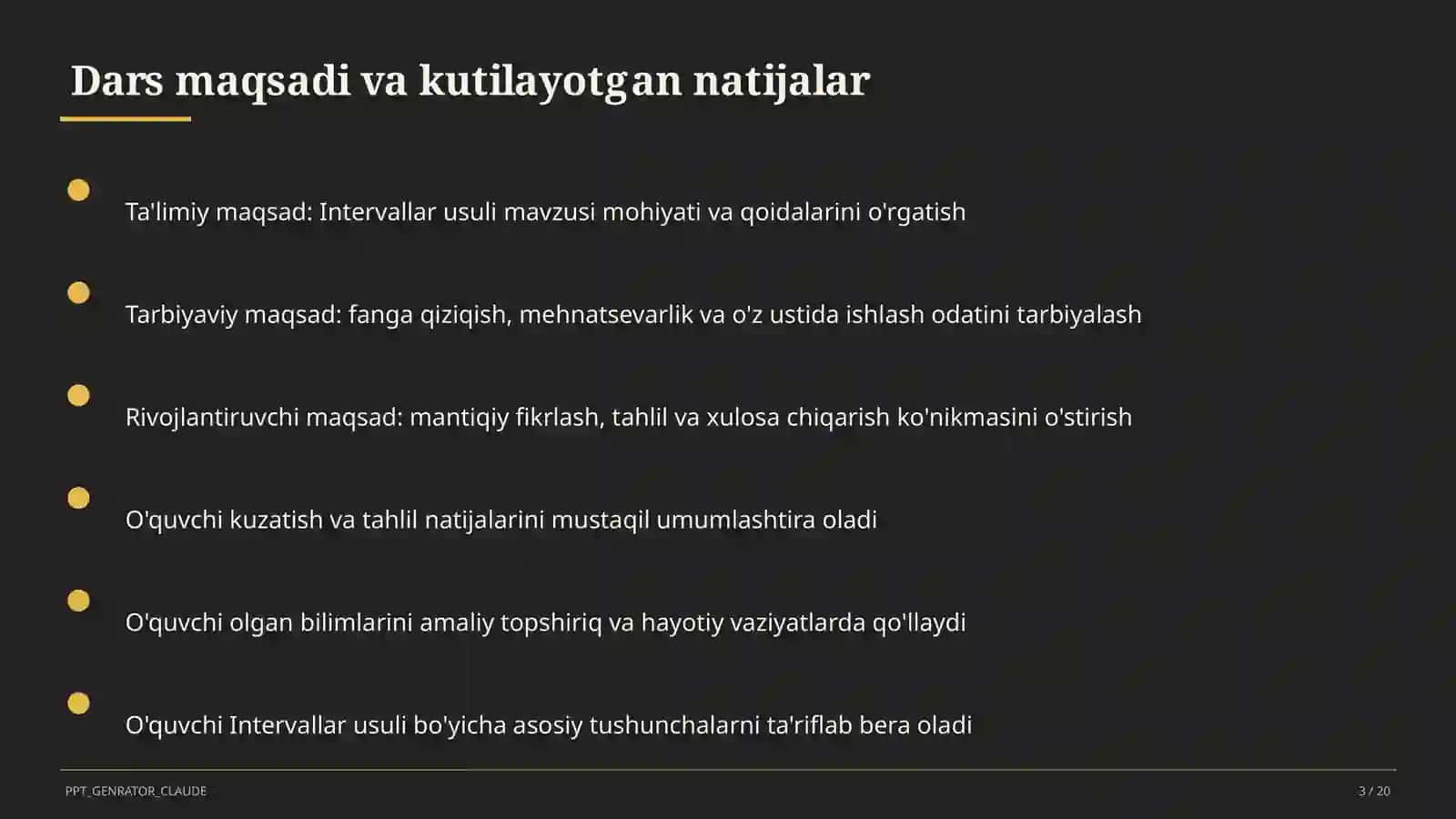 Intervallar usuli (9-sinf) 3