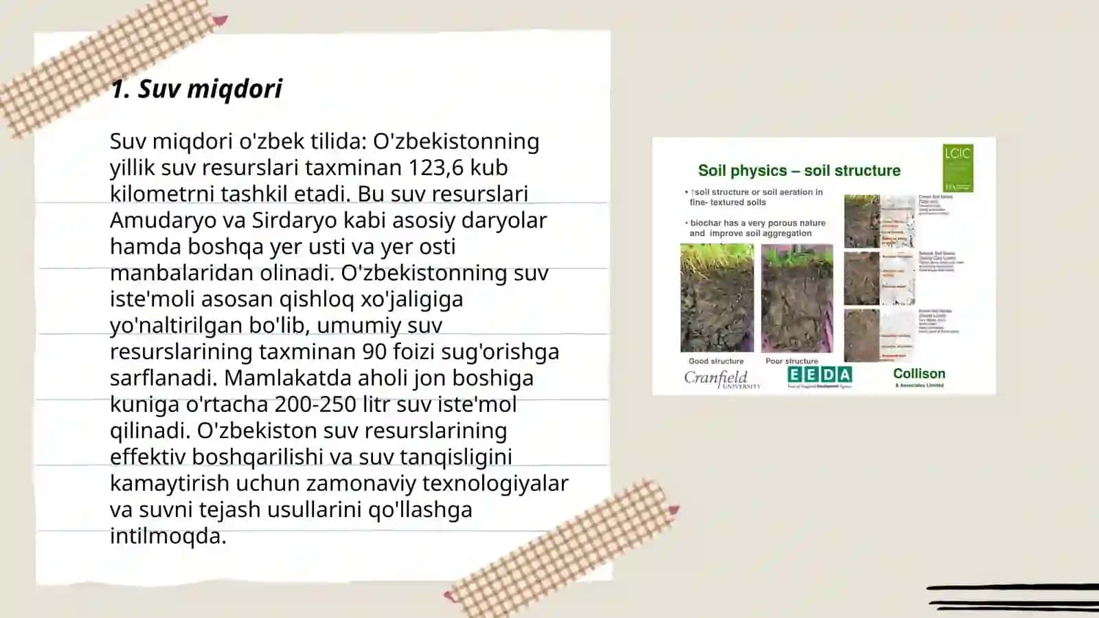 Tuproqning suv xossalari 3