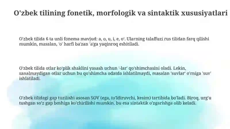O'zbek Tilining Nutq Usulblari 3